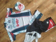 maillot cycliste+ cuissard+casquette lotto Omega pharma