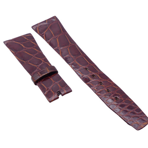 Omega vintage bracelet croco - ,