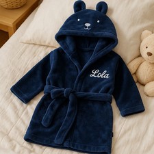 Peignoir brodé avec prénom