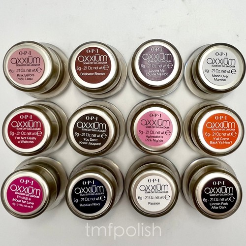 New opi axxium gel - axxium, pods