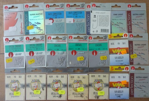 Lot paquets d hamecons - 22, d'hamecons