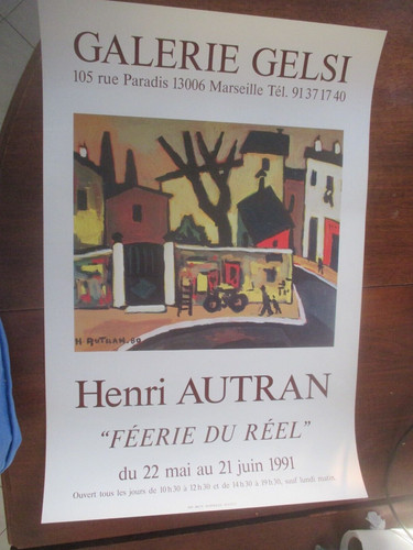 Affiche exposition henri - affiche,