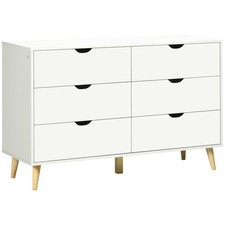HOMCOM Commode 6 tiroirs