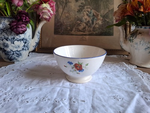 Bol ancien coquelicot et - bol,