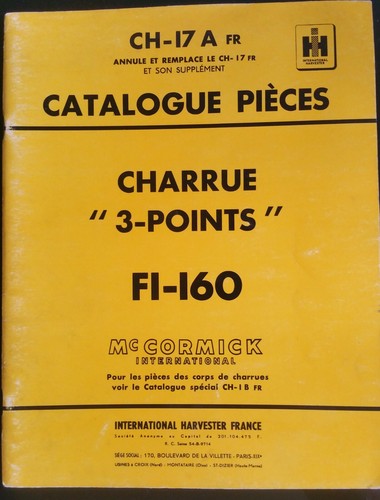 Catalogue pièces 17 a - ►catalogue,