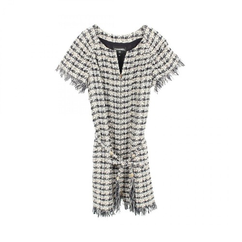 Robe manches courtes - en, tweed