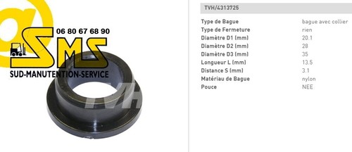 Douille bague palonnier - bt,