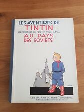 Tintin Au Pays Des Soviets Hergé  Fac-similé  1930