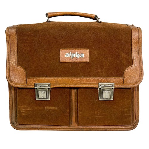 Petit cartable cuir - petit,