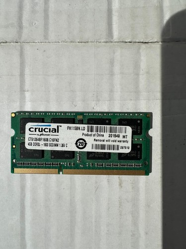 Crucial 4gb ddr3 1600 - crucial, ddr3-1600