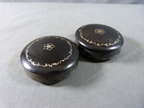Paire boîtes rondes à - rondes,