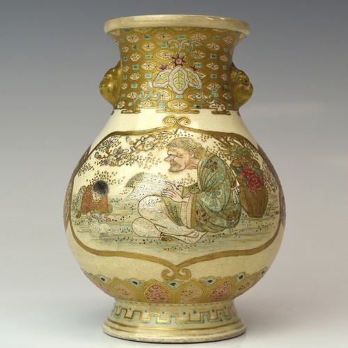 Ancien vase satsuma d3 - vase, h5,5