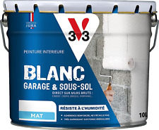 Peinture Blanche Mat, BLANC GARAGE & SOUS-SOL, 5L