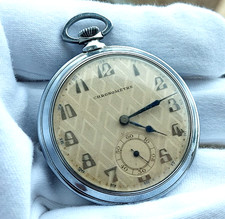 Belle Montre Gousset 50mm Chronomètre Art Déco Spiral Breguet 15 rubis