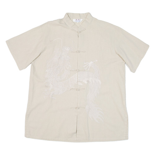 Chemise unie beige pour - pour, hommes