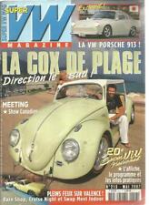 VW MAGAZINE N°213 COX DE PLAGE / VW PORSCHE 913 / SHOW CANADIEN / VALENCE