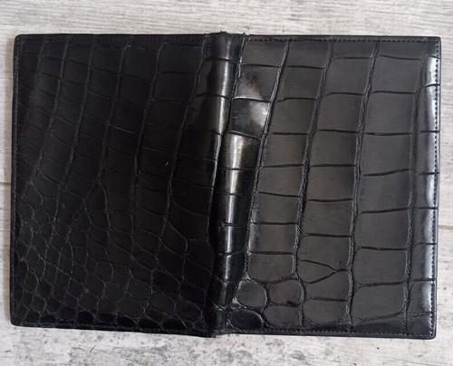 Porte photo vintage cuir noir