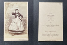 Heid & Ronniger, Wien, Actrice en costume hongrois ou polonais style mazurka, ci
