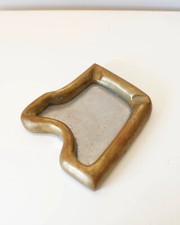 Cendrier Laiton Brutaliste