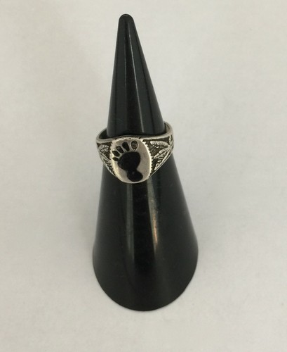 Bague pied feuilles - "pied, feuilles"/