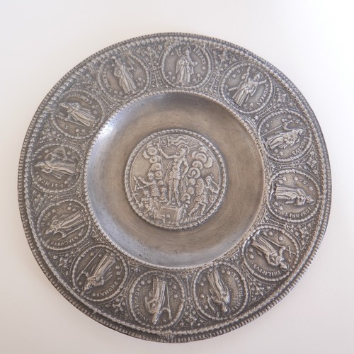 Patene haute epoque etain - patene,