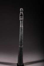 art africain Pilon de féticheur Baoulé 1883