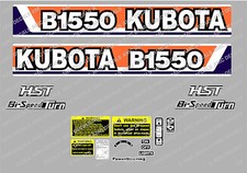 Kubota B1550 Sticker Decal de Tvh Tracteur Compact