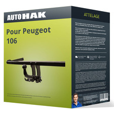 Attelage pour Peugeot 106 I type 1A/1C démontable sans outil Auto Hak TOP