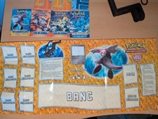 Lot Livret de règles + tapis de jeu pokémon