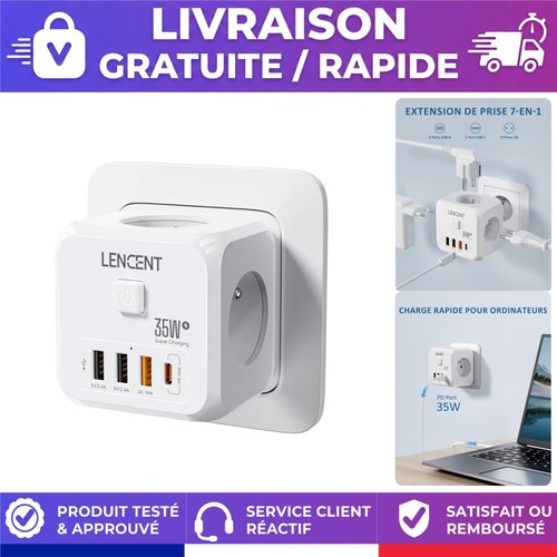 Multiprise murale lencent - multiprise, en