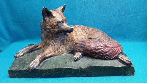 Imposant bronze polychrome - bronze,