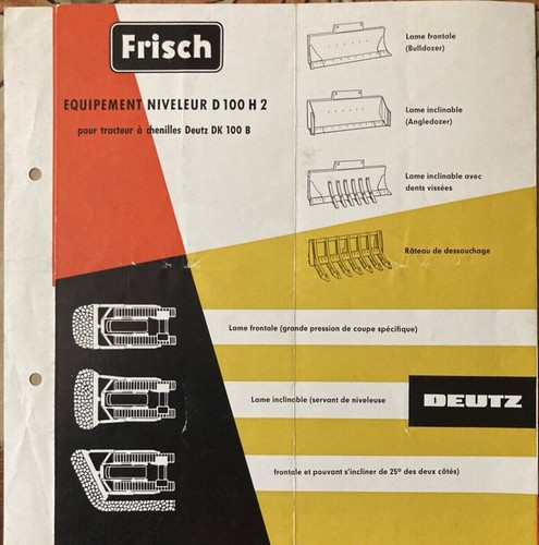 Tracteur deutz 100b - tracteur,