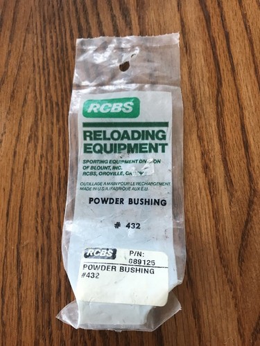 Rcbs neuf poudre bushing 432 - poudre,