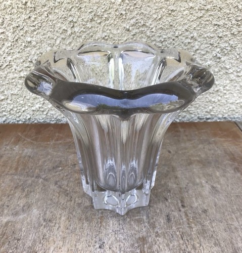 Vase ancien style daum - daum, cristal