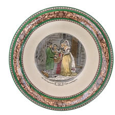 Assiette ancienne faïence - ancienne,