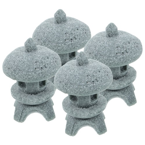 4pcs mini pagode - , statue