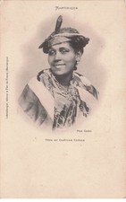 MARTINIQUE  type et costume  créole