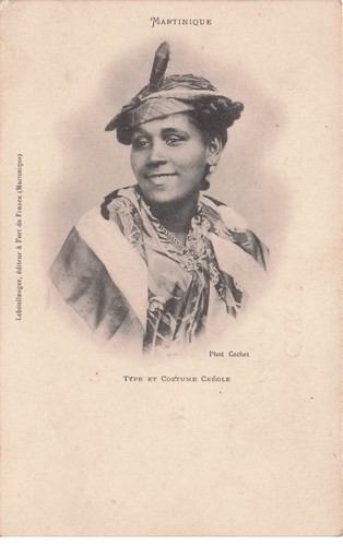 Martinique type costume - type,