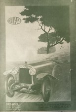 Affiche DELAGE Automobile +