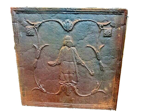 Plaque ancienne cheminée - ancienne,