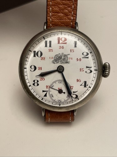 Rare montre militaire - le, canon