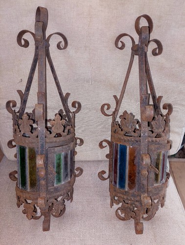 Paire lampe lanterne lustre - paire,