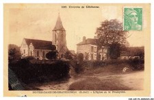CAR-ACEP4-0276-76 - Environs de LILLEBONNE - NOTRE-DAME-DE-GRAVENCHON - L'egli
