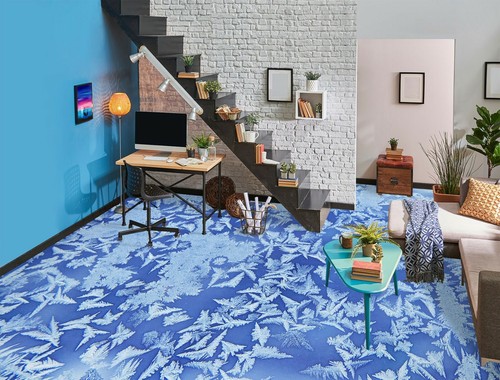 Feuilles glace 1680na - feuilles, de