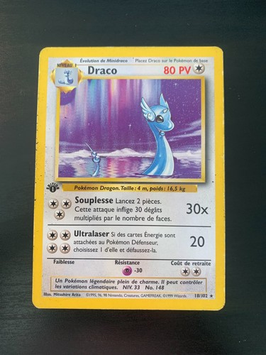 Carte pokémon draco 18 - carte, 18/102