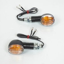 Paire de clignotant rond à