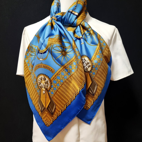 Rare vintage foulard - en, soie