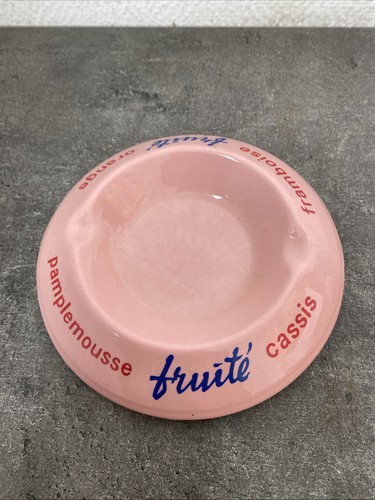 Ancien cendrier rose - ancien,