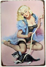 PLAQUE DECORATIVE SEXY PIN UP