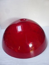 Suspension XL grande coupole KOZIOL 'Stella" rouge translucide + support